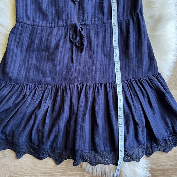 Rebecca Taylor Mariana Gauze Eyelet Dress Size 0 - Picture 5 of 9